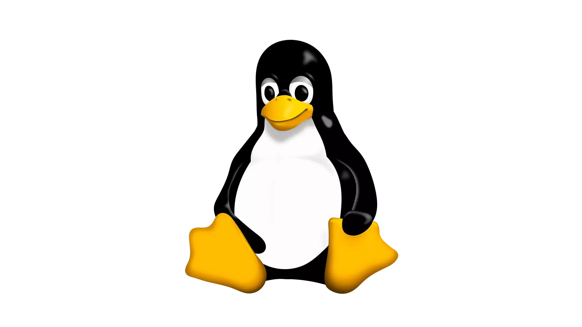 Logo officiel de Linux (Tux) - symbole du système d'exploitation Linux